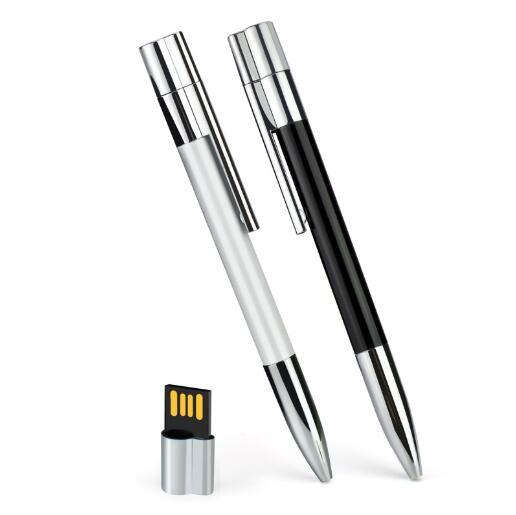 Custom OEM ODM High-Speed USB 2.0 Metal Ballpoint Pen Drive Business Corporate Gift New Stock Portable CE/FCC/ROHS Certified