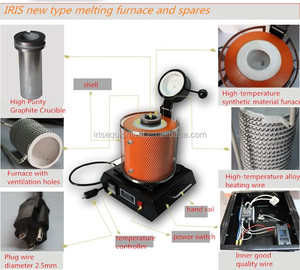 Mini petit four de fusion or/argent - Product Image 2