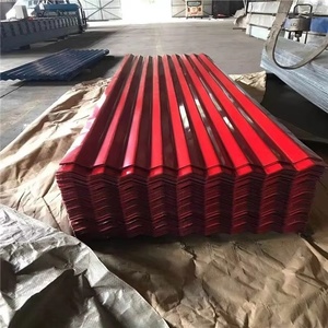 Tôles de toiture ondulées en acier revêtues de couleur de 5 m avec services de découpe/soudage/pliage pour usage industriel - Product Image 2