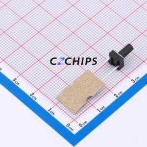 TSB06153-105B831BA-L2000 Tactile Switch Through hole,6.1x6.1mm Switch Single Pole Single Throw Round Button 2.5N 6.1mm - Product Image 2