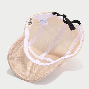 Stylish and Simple Patch MESH Breathable Baseball Cap Summer Outdoor Shopping Sun <b>Hat</b> 5 Panels Sports Cap - Product Image 5