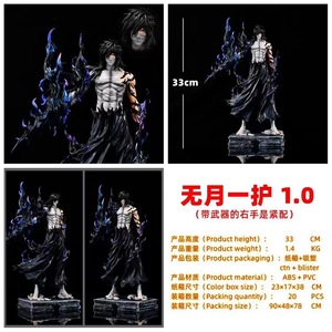 CHENG Death No Moon First Guard Black Saki Estatua de Guardia Principal de Anime de Segunda Dimensión, Modelo Hecho a Mano, Adornos al por Mayor - Product Image 2