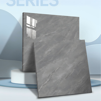 Carreaux de porcelaine aspect marbre gris 800x800mm Foshan Guangdong, brillants, polis, pleine masse, antidérapants, résistants à l'usure, pour sol d'appartement