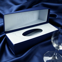 Boîte cadeau de luxe personnalisée haut de gamme pour vin rouge, emballage de bouteille de vin rouge avec couvercle rabattable, boîte vide haut de gamme pour vin rouge