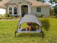 Maison pour chat et chien d'intérieur/extérieur avec housse amovible et coussin doux lavable - Lit pour animaux de compagnie au design mignon