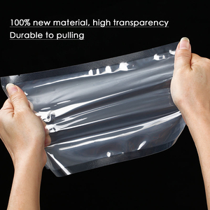 China Factory Price Custom High Quality Vacuum Plastic Pouch Food Snack Cookie <b>Packaging</b> <b>Bag</b> Clear Vacuum 3 Side Seal <b>Bag</b> - Product Image 2