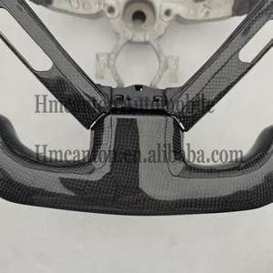 พวงมาลัยหนังรังผึ้งคาร์บอนแบบเจาะรูรุ่นล่าสุดสำหรับรถยนต์อินฟินิตี้ G27 G37 - Product Image 6