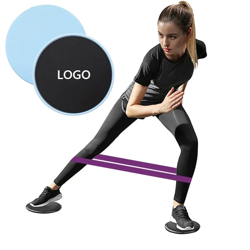 Discos deslizantes para hacer ejercicio, Logo personalizado, equipo de Fitness, OEM, gran oferta