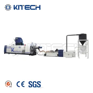 High Output PP PE Waste Plastic Recycling Pelletizing Granulator