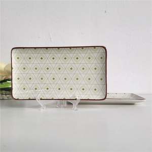 Prix d'usine plaque d'<span class=keywords><strong>ardoise</strong></span> rectangulaire plaques de sushi en <span class=keywords><strong>plastique</strong></span> mélamine - Product Image 5