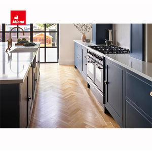 Allandcabinet Excelente Listo Hecho Lujo Moderno Francés Comprar Madera Azul Marino Shaker Gabinete de cocina para espacios pequeños - Product Image 4