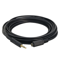 HIFI Kulaklık AUX Splitter Kablo Altın Kaplama Erkek Dişi 3.5mm TRS Stereo Ses Video Uzatma Kablosu Hoparlör Anahtarı için