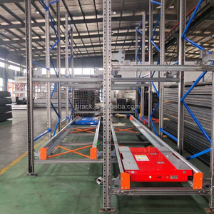 Estantes de metal apilables automatizados Estantes de almacenamiento y unidades de estanterías Almacén Asrs Pallet Shuttle Racking System - Product Image 2