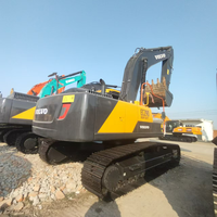 Excavatrice sur chenilles hydraulique d'occasion VOLVO EC290 de 29 tonnes, robuste, avec accessoires gratuits pour la construction
