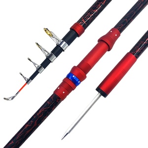 Nuevo diseño Gw Power Force caña de pescar telescópica mango de corcho con kits de manga guía para pesca en el mar y el hielo de camarones - Product Image 2