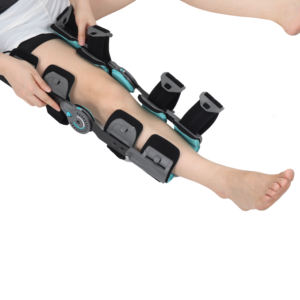 Attelle tactique réglable de fixation de l'articulation du genou protecteur d'os de genou de ménisque de rotule pour les fractures externes de jambe de genou de membre inférieur - Product Image 6