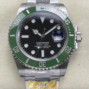 Reloj Mecánico de Lujo de la Mejor Calidad, 41 mm, Fábrica ARF, Acero 904L, Movimiento ETA 3235, 126610, Reloj de Buceo Hulk de Cerámica Verde - Product Image 1