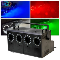Máquina de Humo y Burbujas LED RGBW de 3000W, Tanque de 1.2L, IP33, Cuatro Orificios Dobles, Spray para Bodas, DMX512, para Efectos Especiales en Escenarios y KTV
