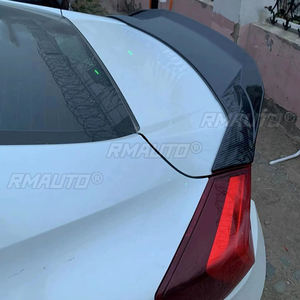 Alerón trasero de alta calidad estilo JDM de ABS para Honda Civic 4 puertas 2016 2017 2018 - Product Image 3