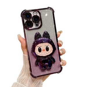 Funda de Teléfono con Espejo Degradado Brillante y Soporte para Realme 15X y OPPO Find X9 C85 - Product Image 2