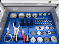 Armoire à outils roulante Lutro à 7 niveaux + kit d'outils d'entretien mécanique de 305 pièces
