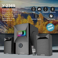 Kit de Audio para el Hogar, Altavoces RGB Multimedia para Computadora, Sistema de Cine en Casa 2.1 con Subwoofer, Altavoces BT con Bajos Potentes
