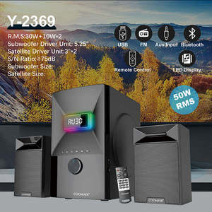 Kit audio pour la maison, haut-parleurs multimédias pour ordinateur, haut-parleurs RGB 2.1, système de cinéma maison, haut-parleurs Bluetooth, haut-parleurs de basses - Product Image 6
