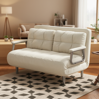 Canapé-lit design moderne, canapé de détente, fauteuil-lit, petit format, multifonctionnel, un canapé qui se transforme en lit