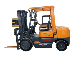 TCM 3-Ton 3m Machinery Engin de terrassement Chariot élévateur d'occasion à vendre Composant d'augmentation des performances Construction de chariots élévateurs diesel - Product Image 1