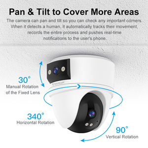 <span class=keywords><strong>Vstarcam</strong></span> 6MP CS2DR HD เลนส์คู่กล้องวงจรปิดในร่มสีเต็มคืนวิสัยทัศน์ WiFi okam Pro การ์ดหน่วยความจำ NVR กล้องโดมเมฆ - Product Image 6