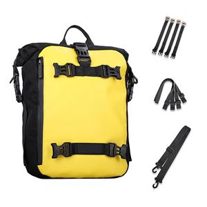 Bolsa de Almacenamiento Impermeable de 20L para Portaequipajes Trasero de Motocicleta, Unisex, con Cierre de Cremallera, para Viajes, Bolsa para Portaequipajes de Bicicleta - Product Image 3