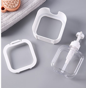 Offre Spéciale 300ml 500ml bouteilles à pompe carrées en plastique distributeurs vides blancs et noirs pour shampooing et savon liquide de lavage des mains - Product Image 6