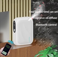 Diffuseur d'arômes intelligent électrique portable pour la maison, avec contrôle par application, capacité de 101 à 200 ml, construction en ABS + métal