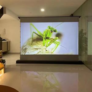 Écran de projection électrique ALR CLR déroulable de 150 pouces, gris cristal, anti-lumière ambiante, HD 3D 8K - Product Image 2
