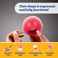 Éponges flexibles sensibles à la température |   Éponges Officielles Smile Design pour le Nettoyage de la Cuisine et de la Maison
