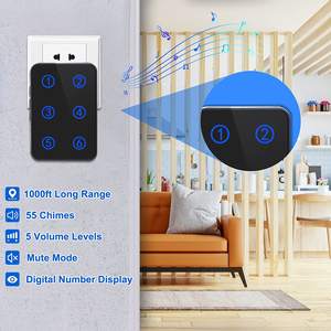 Alarma Inalámbrica con Sensor Magnético para Puerta Daytech - Alarma con Volumen Ajustable, Resistente al <span class=keywords><strong>Agua</strong></span>, Portátil, Fácil Instalación - Product Image 2