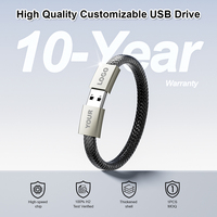 Clé USB jaster PU Bracelet, Clé USB Disque de Stockage de Données Portable, Cadeau