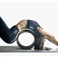 Outil d'entraînement du dos pour la salle de sport, roue de yoga Pilates avec lotus de Bouddha, cercles de yoga professionnels en NYLON, utilisation à domicile, unisexe