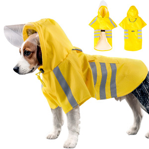 सांस लेने योग्य सुरक्षात्मक s m l xl xl xl psim <span class=keywords><strong>Nylon</strong></span> विंडप्रूफ बारिश वाले आउटडोर कुत्तों के लिए चार-आस्तीन कोट - Product Image 2