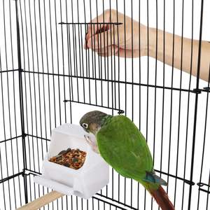 Papağan Lovebirds Finches kanaryalar <span class=keywords><strong>Parakeets</strong></span> için ayrılabilir haddeleme standı ile 64 inç oyun açık üst orta küçük kuş kafesi - Product Image 4