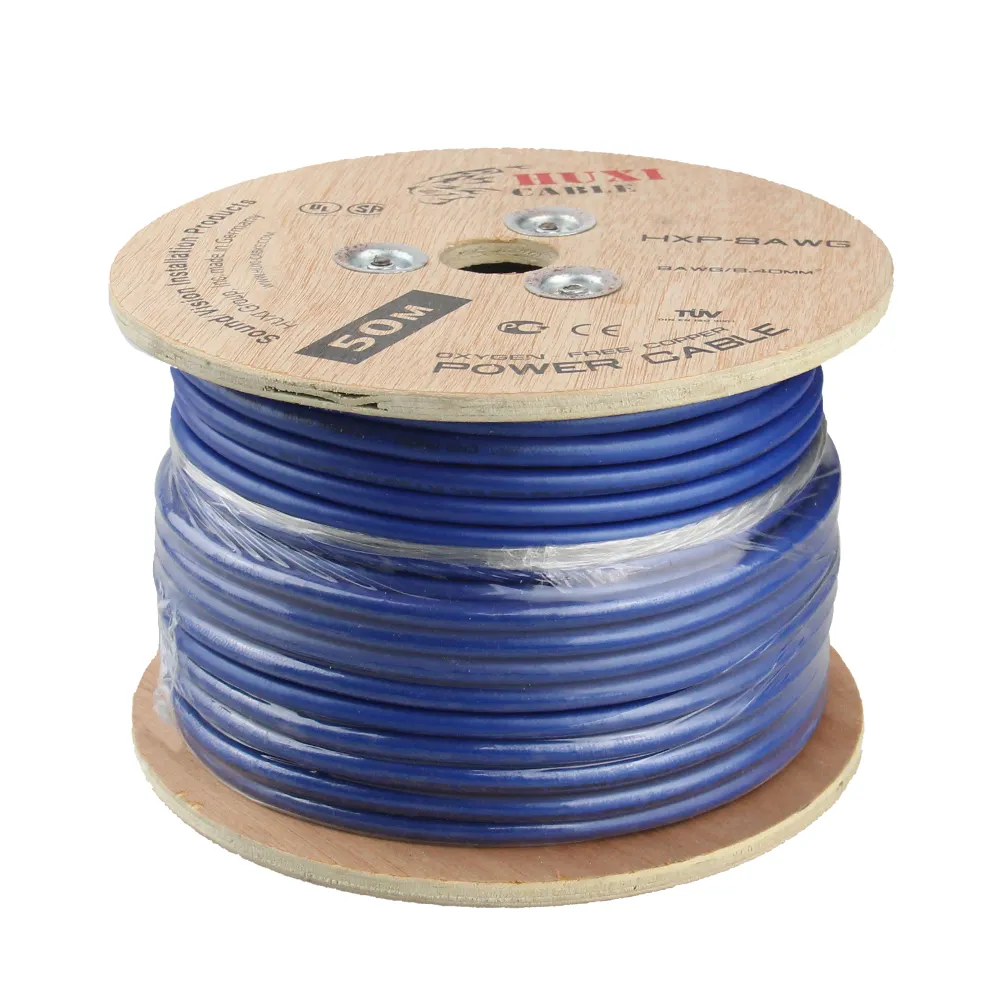 Manufacturer 0/2/4/8GA TC-OFC power Wire cable roll Car Audio Use professional low noise speaker wire cable