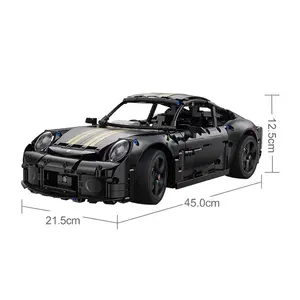 Modellino Auto Super Sportiva Tecnica MOC C63006 in Scala 1:10 <span class=keywords><strong>Serie</strong></span> City Racing Giocattoli Fai-da-Te Blocchi di Costruzione Regali per Ragazzi 1655 Pezzi - Product Image 5