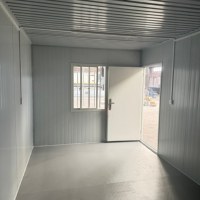 Abri portatif durable de réfugié de logement temporaire de ventilateur de maison de conteneur d'assemblage rapide facile à installer