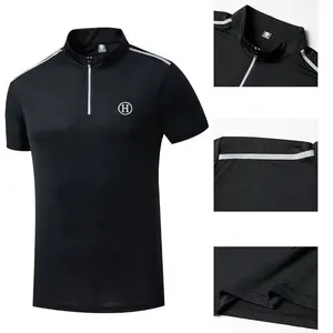 Lüks marka slim-fit H işlemeli logosu kısa kollu polo GÖMLEK için onun mes erkek golf spor pamuk erkek polo gömlekler polo GÖMLEK s