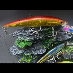 Atacado Pesado Minnow Afundando 110mm 37g Plástico Isca De Pesca Água Salgada Fundição Longa Ação Rolante Pesca Minnow Iscas - Product Image 5
