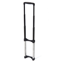 Poignées télescopiques à 5 étages, montage interne, tige extractible, poignée télescopique en aluminium réglable personnalisée, poignée de chariot et roue