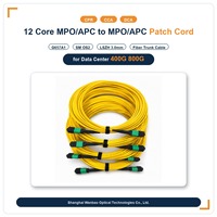 Cable de Fibra Óptica Trunk G657A1 SM OS2 LSZH de 3.0mm, 12 Hilos MPO/APC a MPO/APC, para Centros de Datos 400G 800G (CPR CCA DCA)