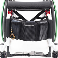 Accessoires pour fauteuil roulant manuel CE, siège de rangement multifonctionnel, sac de jambe, sangle de talon, fournitures de rééducation thérapeutique W5903