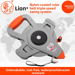 Metro a Nastro in Acciaio Lion di Prima Classe, Precisione 30m, Righello di Alta Precisione, Grande Strumento di Misurazione in Acciaio Plastico - Product Image 1