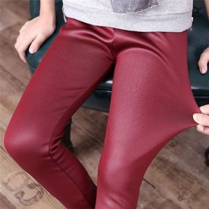 Pantalons en <span class=keywords><strong>cuir</strong></span> pour filles d'hiver, velours épais, <span class=keywords><strong>cuir</strong></span> PU, leggings pour enfants, pantalons crayon pour enfants, pantalons chauds pour bébé, pantalons slim - Product Image 4